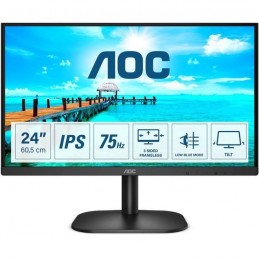 AOC 24B2XH Ecran PC 24'' FHD - Dalle IPS - 75Hz - 4ms - HDMI, VGA - Vesa 100x100