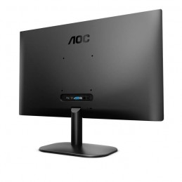 AOC 24B2XH Ecran PC 24'' FHD - Dalle IPS - 75Hz - 4ms - HDMI, VGA - Vesa 100x100 - vue de dos trois quart