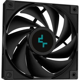 DEEPCOOL LS520S Zero Dark Watercooling AIO CPU 240mm - Ventilateur 2x 120mm - vue ventilateur