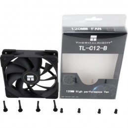 THERMALRIGHT TL-C12-B Noir Ventilateur boitier PC 120mm - 1500rpm (TLC12B) - vue emballage