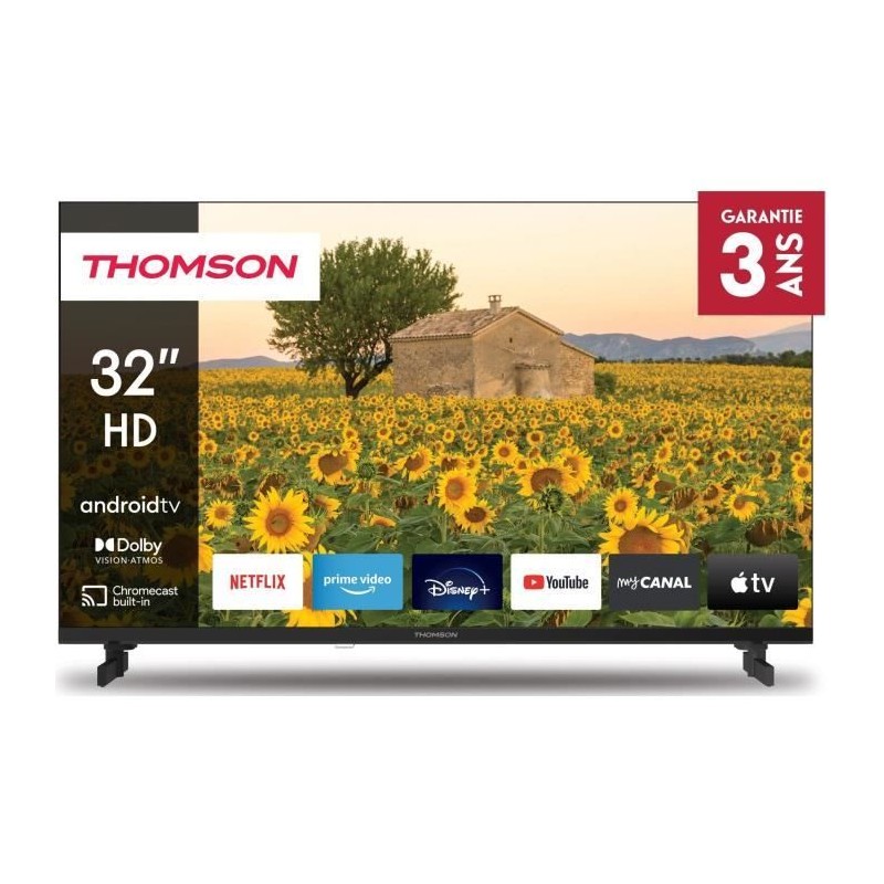 THOMSON 32HA2S13 TV LED 32'' (81cm) HD - Smart TV Android - 3x HDMI 1.4