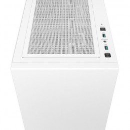 DEEPCOOL CH510 Blanc Boitier PC Moyen tour E-ATX / ATX / Micro ATX - 1x 120mm - vue de dessus trois quart
