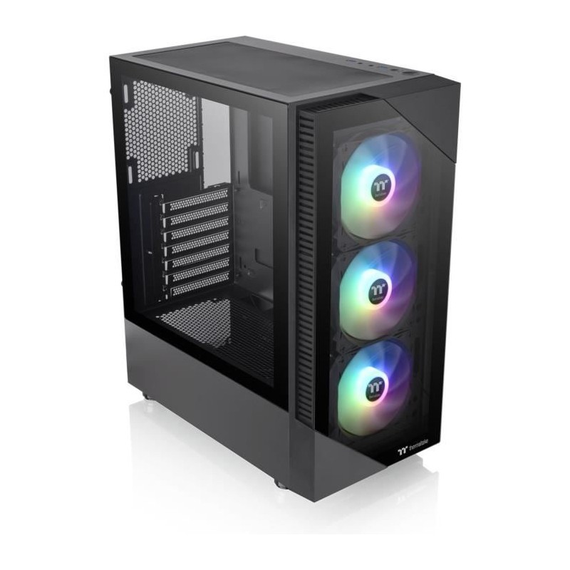 THERMALTAKE View 200 TG ARGB Noir Boitier PC Moyen Tour ATX / Micro ATX - 3x 120mm A-RGB THERMALTAKE View 200 TG ARGB Noir Boitier PC Moyen Tour ATX / Micro ATX - 3x 120mm A-RGB