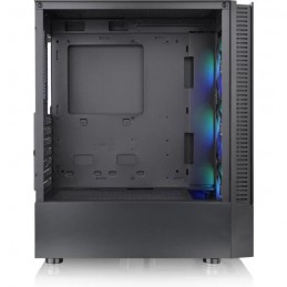 THERMALTAKE View 200 TG ARGB Noir Boitier PC Moyen Tour ATX / Micro ATX - 3x 120mm A-RGB - vue de profil