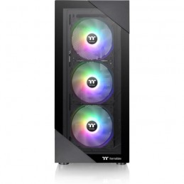 THERMALTAKE View 200 TG ARGB Noir Boitier PC Moyen Tour ATX / Micro ATX - 3x 120mm A-RGB - vue de face