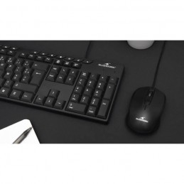 BLUESTORK MEDIA OFFICE Noir Pack Clavier Souris filaire - AZERTY - vue en situation zoom