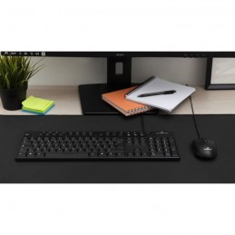 BLUESTORK MEDIA OFFICE Noir Pack Clavier Souris filaire - AZERTY - vue en situation