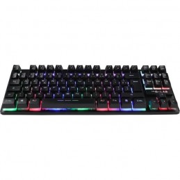 THE G-LAB KEYZ CAESIUM TKL WIRELESS RGB Noir Clavier Gamer sans fil PC et PS4 - AZERTY - vue de face