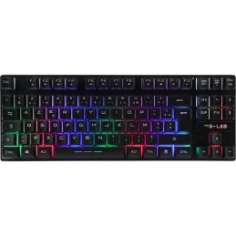 THE G-LAB KEYZ CAESIUM TKL WIRELESS RGB Noir Clavier Gamer sans fil PC et PS4 - AZERTY - vue de dessus