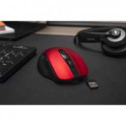 BLUESTORK OFFICE 75 Rouge Souris Sans Fil rechargeable - PC et MAC - vue dongle