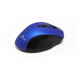 BLUESTORK OFFICE 75 Bleu Souris Sans Fil rechargeable - PC et MAC - vue de 3/4