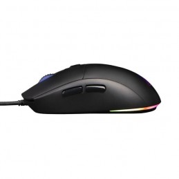 THE G-LAB KULT-COBALT RGB Noir Souris Gamer filaire 12800 DPI - vue de profil