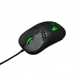 THE G-LAB KULT-OXYGEN Noir RGB Souris Gamer filaire USB - 12800DPI - vue de trois quart gauche