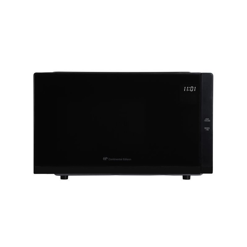 CONTINENTAL EDISON CEMO23B Noir Micro-ondes 23L - 800W - Plateau 28.5cm