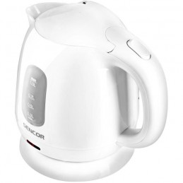 SENCOR SWK 1010WH Blanc Bouilloire électrique 1L - 1100W - vue de trois quart