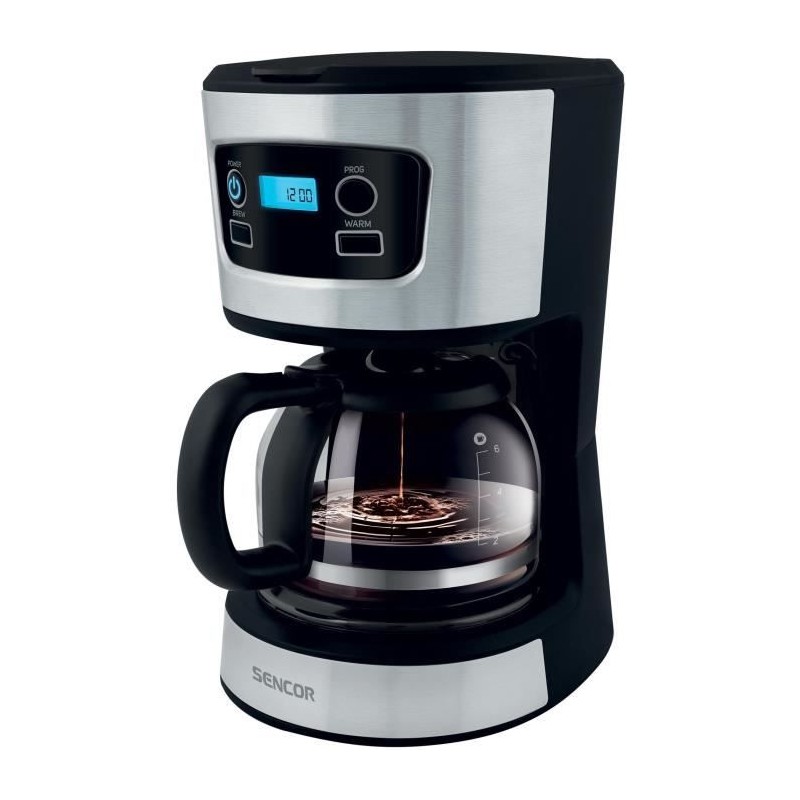 SENCOR SCE 3700BK Noir Machine à café 6 tasses 0.75L - 700W