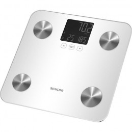 SENCOR SBS 6025WH Blanc Balance pèse-personne - Ecran LCD - 180Kg max - Précision 100g