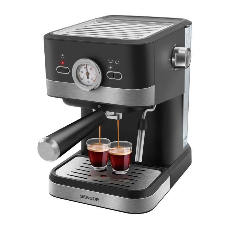 SENCOR SES 1721BK Noir Machine à expresso 1.5L - 1050W - 20 bars