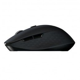 MOBILITY LAB Omega Noir Souris sans fil - Bluetooth et récepteur 2.4GHz - Précision réglable - vue de profil