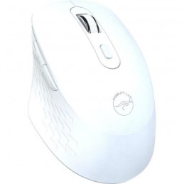 MOBILITY LAB Omega Blanc Souris sans fil - Bluetooth et récepteur 2.4GHz - Précision réglable - vue de trois quart