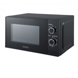 OCEANIC OCEAMO20B12 Noir Micro-ondes 20L - 700W - Plateau 25.5cm - Monofonction - vue de trois quart