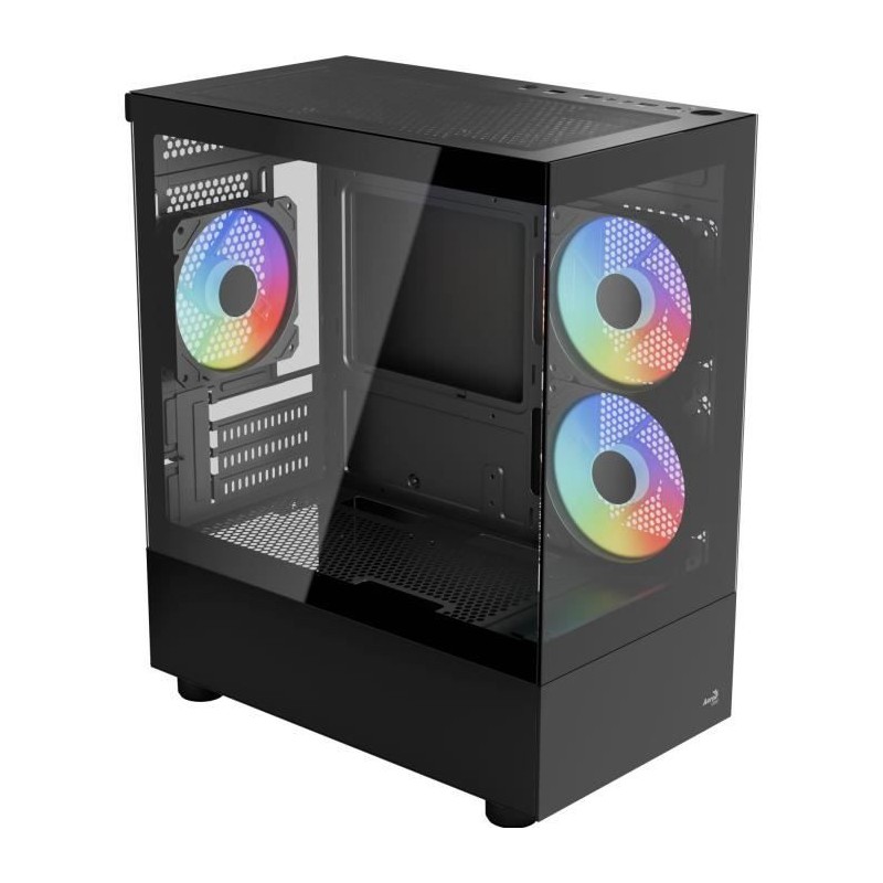 AEROCOOL Viewport Mini-G V1 Noir Boitier PC Mini tour M-ATX - Verre trempé - F-RGB