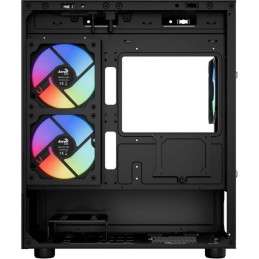 AEROCOOL Viewport Mini-G V1 Noir Boitier PC Mini tour M-ATX - Verre trempé - F-RGB - vue de profil droit