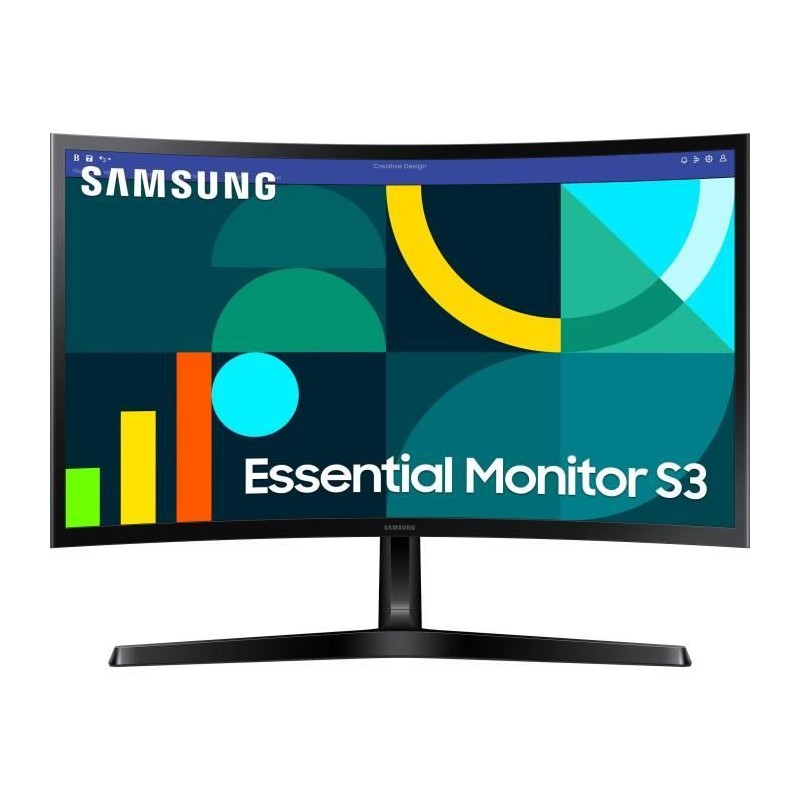 SAMSUNG S27D366GAU Ecran PC 27'' FHD incurvé 1800R - Dalle VA - 100Hz - 4ms - HDMI - Inclinable SAMSUNG S27D366GAU Ecran PC 27'' FHD incurvé 1800R - Dalle VA - 100Hz - 4ms - HDMI - Inclinable