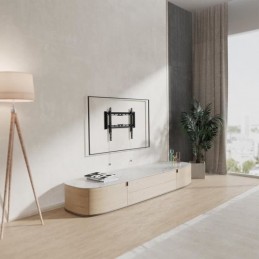 STELL SHO 7200 Support TV fixe SLIM pour téléviseur de 32'' à 70'' - vue en situation de trois quart