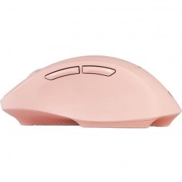 YENKEE YMS 2080PK Rose Souris sans fil rechargeable 2.4 Ghz SLIDER - vue de profil