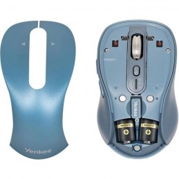 YENKEE YMS 2010BE Bleu Souris sans fil 2.4 Ghz GYRO - vue capot relevé
