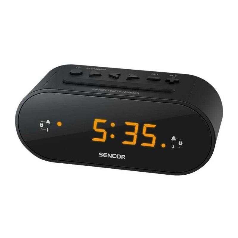 SENCOR SRC1100B Noir Radio-réveil SENCOR SRC1100B Noir Radio-réveil