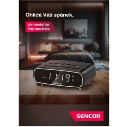 SENCOR SRC2600B Noir Radio-réveil - vue marque
