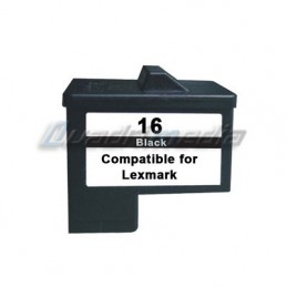 LEXMARK N° 16 CARTOUCHE JET D'ENCRE NOIR COMPATIBLE