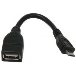  MCL Câble OTG USB femelle /Micro USB pour smartphones et tablettes 