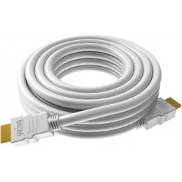  VISION Câble HDMI Blanc 1m flexible haute vitesse 