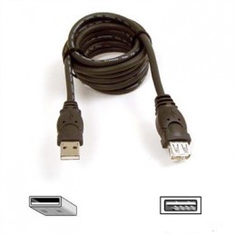 BELKIN USB Serie PRO RALLONGE (A VERS A (M/F)) 1.8M EN SACHET