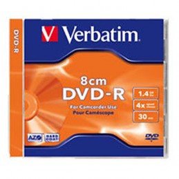 MINI DVD-R 1,4GB / 30MN VERBATIM ÉCRITURE 4X DIAM.8CM