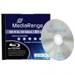 BD-R DL 50GB / 270MIN MEDIARANGE ÉCRITURE 6X BLU-RAY DISC