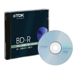 BD-R DL 50GB / 270MIN TDK ÉCRITURE 4X BLU-RAY DISC 