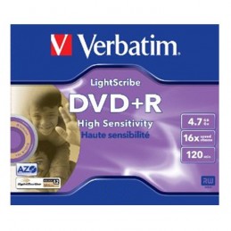 DVD+R 4,7GB / 120MIN VERBATIM ÉCRITURE 16X LIGHTSCRIBE - BUNDLE