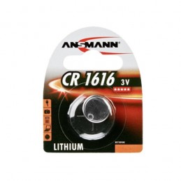 Pile bouton CR1616 Lithium 3V ANSMANN (Blister 1 pile)