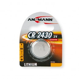 Pile bouton CR2430 Lithium 3V ANSMANN (Blister 1 pile)