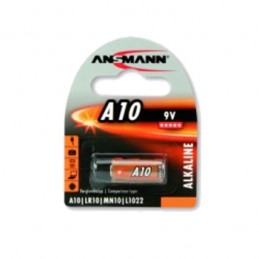 Pile baton A10 / 10A Alcaline 38mAh 9V ANSMANN (Blister 1 pile)