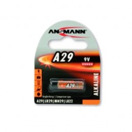 Pile baton A29 / 29A Alcaline 20mAh 9V ANSMANN (Blister 1 pile)