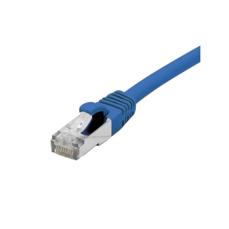 CÂBLE RJ45 30cm FTP CAT6 DROIT COULEUR PROTECTION LANGUETTE  RÉSEAU ETHERNET - SET