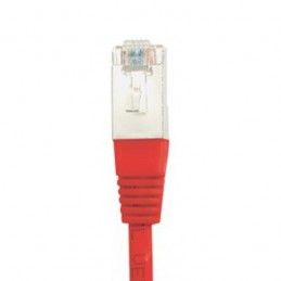 CÂBLE RJ45 1m FTP CAT6 DROIT ROUGE RÉSEAU ETHERNET - VUE 2