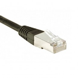 CÂBLE RJ45 2m FTP CAT6 DROIT NOIR RÉSEAU ETHERNET - VUE 3