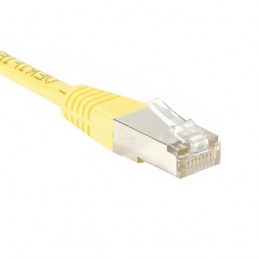 CÂBLE RJ45 3m FTP CAT6 DROIT JAUNE RÉSEAU ETHERNET - VUE 3