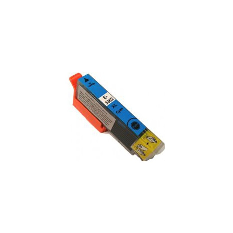 Epson Cyan T3362XL 33XL Orange Compatible C13T33624010 - Vente cartouche  imprimante Epson Bleu T3362XL 33XL Compatible